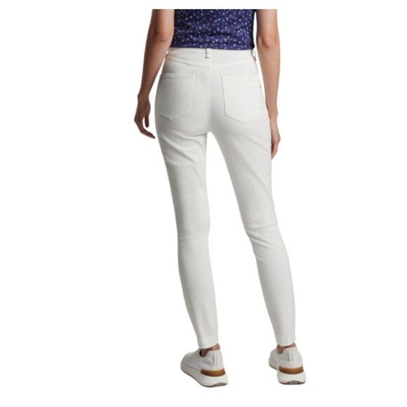 NWT Peter Millar Karlie Stretch Sateen High Rise Trouser Size 8 - Picture 3 of 3